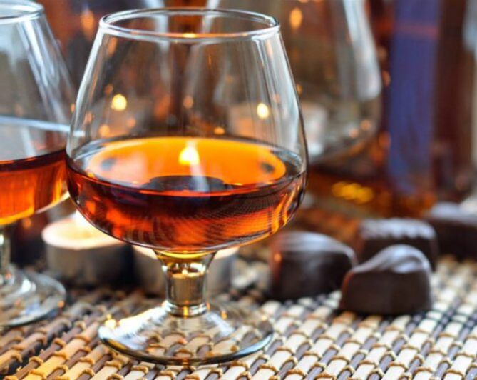 minyak jarak jeung cognac pikeun parasit